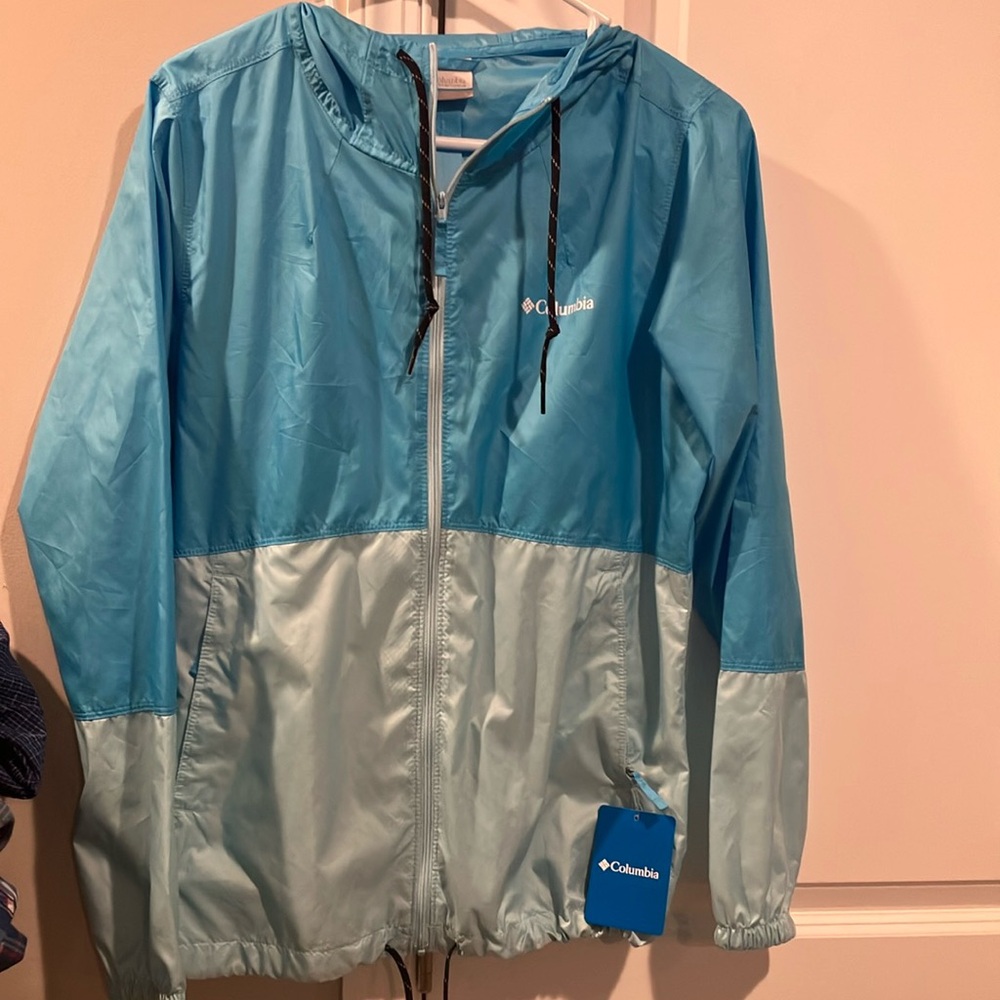 Columbia Two-Tone Blue Windbreaker